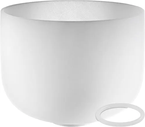 Meinl Sonic Energy CSB9A 9" Kristall Klangschale - Esoterik, hergestellt aus hochreinem Quarz für extrem langanhaltenden Klang und zur Harmonisierung des Stirnchakras bei 432 Hz.