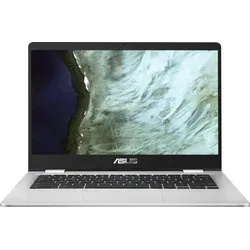 ASUS Chromebook C423NA-EC0376 - Silber, 8GB RAM, 64GB Flash - Leistungsstarker Laptop mit Intel Celeron N3350, ideal für den täglichen Gebrauch. Genießen Sie bis zu 10 Stunden Akkulaufzeit und das benutzerfreundliche Chrome OS.