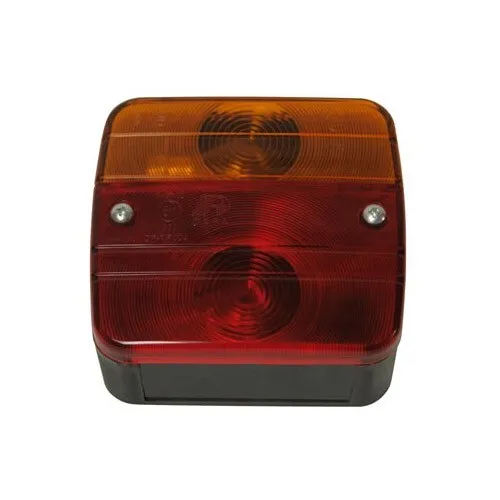 Dema 3-Kammer-Schlussleuchte 12 V - Robuste 3-Kammer-Schlussleuchte für PKW-Anhänger, inklusive Leuchtmittel. Ideal für Wohnwagen und Nutzfahrzeuge, vereint Blink-, Brems- und Schlusslicht in einem kompakten Gehäuse.