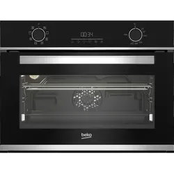 Kompaktherd BEKO BBCM13300XC - Multifunktions-Einbaubackofen 48 L - Der Beko BBCM13300XC bietet vielseitige Kochmöglichkeiten mit 8 Programmen und 48 Litern Volumen. Teleskopschienen und katalytische Reinigung sorgen für Benutzerfreundlichkeit und einfache Pflege.