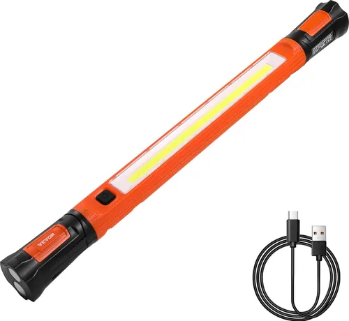 VEVOR Werkstattlampe 1250LM – leistungsstarke LED Arbeitsleuchte mit 6000mAh - Kategorie: Arbeitsleuchten, bietet hohe Helligkeit mit 1250 Lumen und eine lange Akkulaufzeit von bis zu 8 Stunden für effizientes Arbeiten.