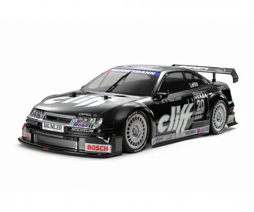 Opel Calibra V6 Cliff TT-01E 1:10 Tamiya RC - RC-Modelle, unmontierter Bausatz mit Allradantrieb für spannende Onroad-Rennen, ideal für Hobby-Level Modellbauer.