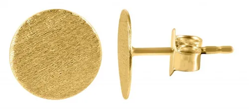 Adelia´s Paar Ohrhänger Damen Ohrstecker aus Gold 333 - Gold 375 Ø 10 mm