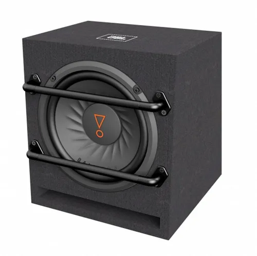JBL BassPro 8 - Aktiv Subwoofer Auto Set, 800 Watt Bassreflex Gehäuse für überwältigenden Tiefbass und rauschfreien Sound
