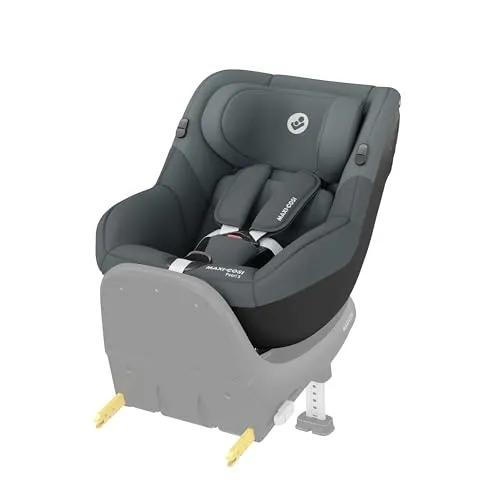 Maxi-Cosi Pearl S Tonal Graphite Kindersitz - Sicherer Kindersitz mit Isofix-Befestigung, 5 Schlafeinstellungen und zusätzlichem Seitenaufprallschutz. Ideal für Kinder bis 4 Jahre (61-105 cm) und aus recycelten Textilien für Komfort.