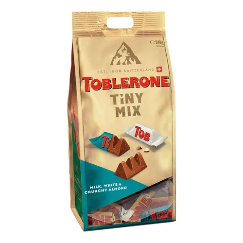 Toblerone Tiny Crunchy Almond MIX Bag 240g