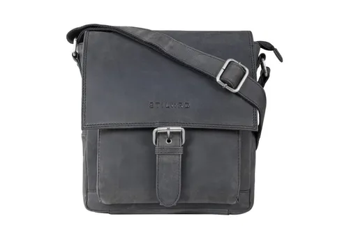 STILORD 'Nevio' Herrentasche Leder Umhängetasche - Elegante Messenger Bag aus echtem Rindsleder für 10.1 Zoll Tablets, ideal für Freizeit, Beruf und Studium. Verstellbarer Schulterriemen für hohen Tragekomfort und modernes Vintage Design.