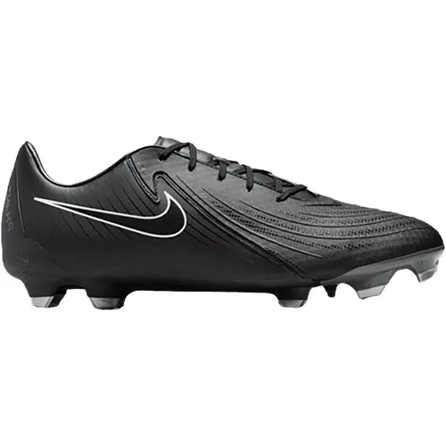 Nike PHANTOM GX II ACADEMY FG/MG - Schwarz, Fußballschuhe für maximale Kontrolle - Fußballschuhe mit NikeSkin für verbesserte Ballkontrolle und Cyclone 360-Traktion für agile Bewegungen. Ideal für Spieler, die ihr Spiel auf das nächste Level bringen wollen.