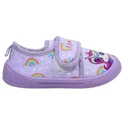 Unicorn Hausschuhe in Lila - 23