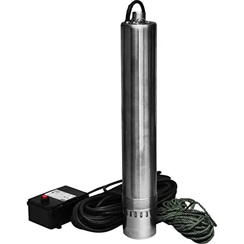Güde Tiefbrunnenpumpe GTT 900 - Leistungsstark und langlebig - Brunnenpumpen für Gartenteiche, mit robustem Edelstahlmantel und 900 W Motorleistung für effizientes Fördern von Klarwasser aus großen Tiefen.