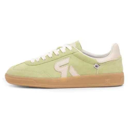 Rieker Damen San Diego W2200 Sneaker Low, Grün, 37 EU - Damen-Sneaker aus echtem Leder mit Swing2Go-Technologie für optimalen Tragekomfort und Flexibilität.