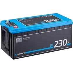 ECTIVE DC 230S GEL Deep Cycle 230Ah Versorgungsbatterie mit LCD-Anzeige - Autobatterien mit über 25% höherer Zyklenfestigkeit und intelligentem Informationssystem für optimale Nutzung und Lebensdauer. Ideal für mobile Hebebühnen und Solaranlagen.