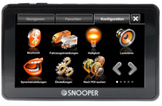 SNOOPER Ventura SC5900DVR Reisemobil-Navigationssystem - Professionelles 5 Zoll Navigationssystem für Reisemobile mit Full-HD-DVR. Berechnet sichere Routen basierend auf Fahrzeuggröße und bietet lebenslange Kartenupdates für 50 Länder.