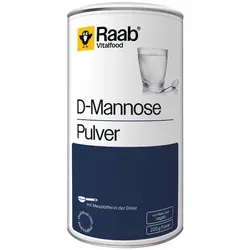 Raab Vitalfood D-Mannose Pulver 220 g - Nahrungsergänzungsmittel mit hochreinem D-Mannose, unterstützt die Blasengesundheit und fördert ein gesundes Harnwegssystem.