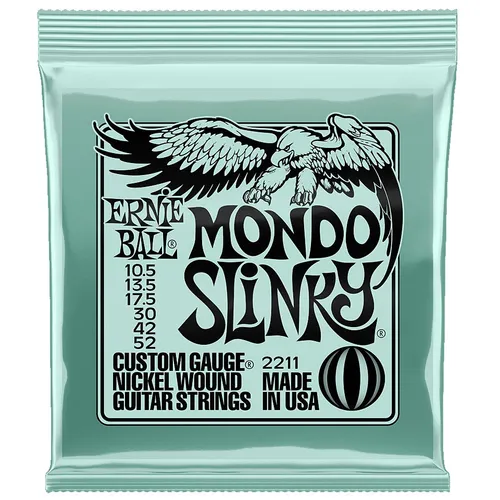 Saiten E-Gitarre Ernie Ball Mondo Slinky 2211 Gitarrensaiten E- Gitarre NEU