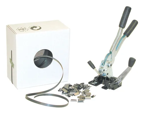 Banholzer & Wenz PP-Umreifungsset komplett 13 mm - Verpackungsgeräte, umfassendes Set für sichere und zuverlässige Umreifung von Paketen und Produkten.