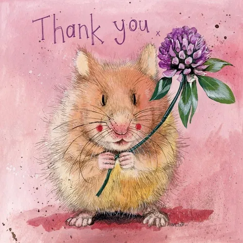 Dankeskarte AC829 Hamster Herbert
