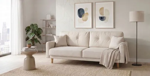Home affaire 3-Sitzer TRIPLO Schlafsofa mit Bettkasten - Einzelsofas im modernen Landhausstil, wandelbar zum gemütlichen Schlafplatz mit Bettfunktion und Bettkasten - ideal für entspannte Abende.