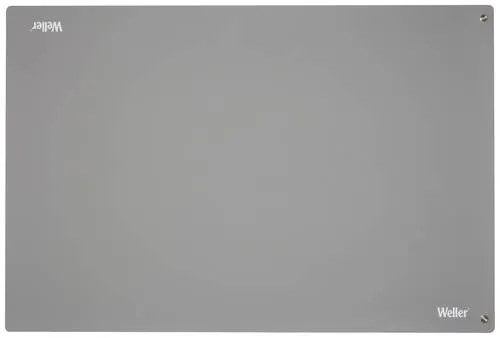 Weller T0051403599 Ablage 900mm x 600mm - ESD-Lötmatte, hitze- und lötzinnbeständig mit antireflektierender Oberfläche, ideal für sichere elektronische Montage und Fertigung.