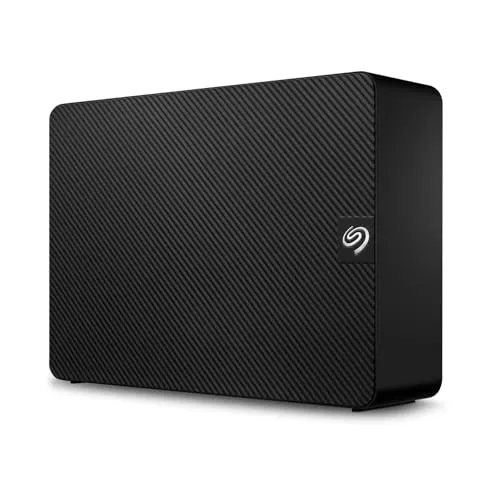 Seagate Expansion Desktop 10TB - 3.5 Zoll externe Festplatte, USB 3.0, schnelle Dateiübertragungen und inkl. 2 Jahre Rescue Service