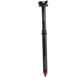 Thomson Dropperpost Covert Black 30,9mm - Vario-Sattelstütze für Mountainbikes mit 125mm Hub, bietet präzise Höhenverstellung für optimale Fahrposition und Kontrolle.