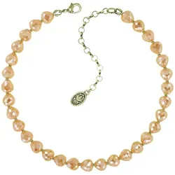 KONPLOTT Collier KONPLOTT Kette Merry Go Round beige antik Messing Halskette beige