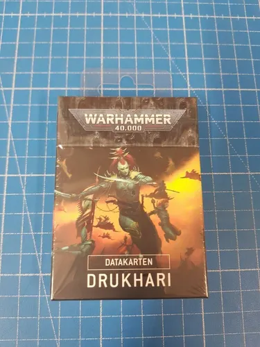 Warhammer 40k Datakarten Drukhari 45-02 Deutsch (UR)