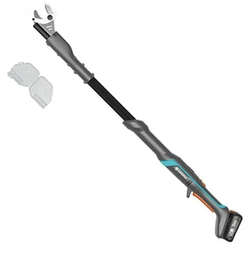 Gardena Akku-Baumschere EasyCut 110 18V P4A - Leichte Astschere für Zweige bis 2,5 m, ergonomisch und mit präzisionsgeschliffenen Klingen für saubere Schnitte