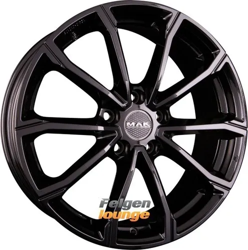 Mak DaVinci black mirror 7.5x18 ET40 - Alufelge schwarz, LK5/114.3 ML66.1 - Auto & Motorrad - Hochwertige Alufelge mit elegantem schwarz-mirrored Finish für sportliche Fahrzeuge, sorgt für einen exklusiven Look und optimale Fahrstabilität.