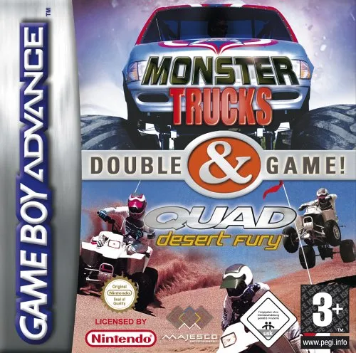 Quad ATV + Monster Trucks - Fair Pay - Spiele für Game Boy Advance, erlebe spannende Offroad-Rennen mit Quads und Monster Trucks für unvergesslichen Spielspaß.