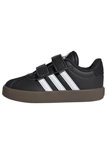 Adidas VL Court 3.0 CF Sneakers für Kinder - Sneaker mit Klettverschluss für einfachen Einstieg, dämpfendes Textilfutter und Gummi-Cupsohle für optimalen Komfort und Halt.