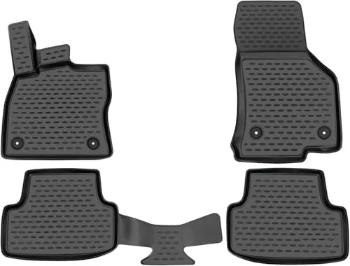 Element Gummimatten Set für Mercedes-Benz GLC, Mk1 (X253/C253) 2015-2024 - Fußmatten für optimalen Allwetterschutz, 100% passgenau und einfach zu reinigen – perfekt für Ihr Fahrzeug!