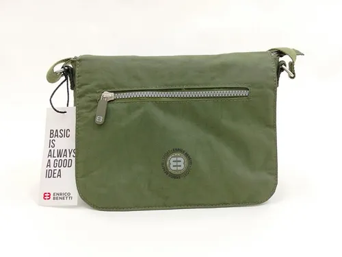 Enrico Benetti Shopper Umhängetasche - Stylische Umhängetasche aus 100% Nylon, ideal für den Alltag. Mit verstellbarem Schultergurt und praktischen Reißverschlussfächern für schnellen Zugriff auf Ihre Essentials.