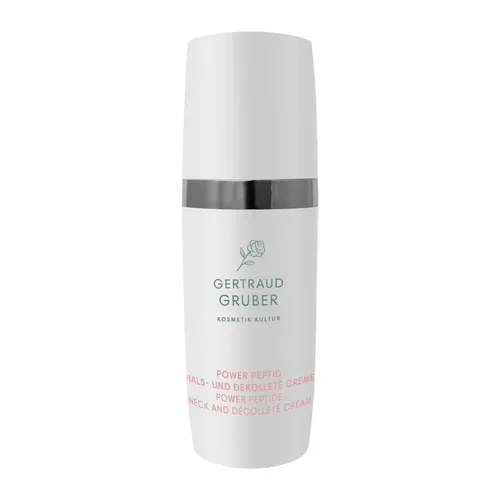 Gertraud Gruber Power Peptid Hals- und Dekolleté Creme 30 ml - Sonstige Gesichtspflegeartikel mit innovativem Power Peptid zur Straffung und Verbesserung der Elastizität der Hals- und Dekolletépartie. Für geschmeidig-weiche Haut und antioxidativen Schutz.