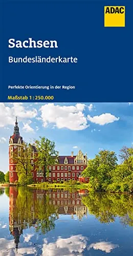 ADAC Bundesländerkarte Deutschland 09 Sachsen 1:250.000: Straßenkarte und Autokarte