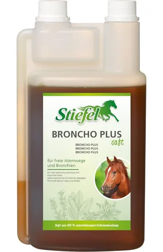 Stiefel Broncho-Plus 1 ltr. - Bronchialelexier mit Kräuterauszügen, unterstützt die Regeneration der Atemwege und reinigt effektiv die Lunge