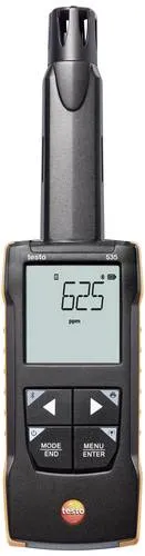 Testo 535 Kohlendioxid-Messgerät 0 - 10000 ppm - Gasmelder für präzise CO₂-Messung, inkl. App-Anbindung für einfache Dokumentation und Analyse, ideal für gesundes Raumklima.
