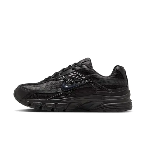 Sneaker NIKE SPORTSWEAR "Initiator" Gr. 39, schwarz - Laufschuhe mit sportlichem Design, inspiriert vom Nike P-6, aus robustem Leder und Textil, ideal für Büro-Looks und Alltag.