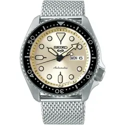 SEIKO 5 SRPE75K1 - Elegante Automatik-Armbanduhr aus Edelstahl - Sportliche Automatik-Armbanduhr mit robustem Edelstahlgehäuse und 100 m Wasserdichtigkeit. Perfekt für den täglichen Einsatz und stilvolle Anlässe.