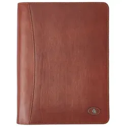 Castelijn & Beerens Schreibmappe Gaucho aus Leder - Elegante Konferenzmappe aus hochwertigem Leder mit Platz für A4 Schreibblock, Stiftelasche und Kreditkartenfächern – ideal für professionelle Auftritte.