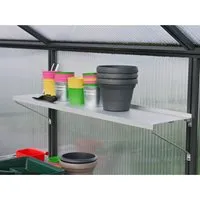 KGT Universal Aluminium Hängeregal 150 x 25 cm - Tische und Regale - Optimieren Sie Ihren Gewächsraum mit diesem stabilen Hängeregal, das zusätzlichen Platz und Ordnung für Ihre Pflanzen bietet.