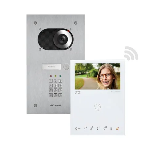 Comelit KVS2011KP Einfamilienhaus-Kit Switch - Einfamilienhaus-Kit mit KeyPad und WiFi, ideal für einfache Installation und Sicherheit in Ihrem Zuhause.