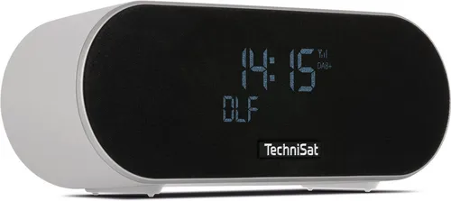 Technisat DigitRadio 53 BT - Stilvolles DAB+/FM Radio - Radios, mit Bluetooth-Funktion für kabelloses Streaming und modernem Design in Weiß/Schwarz.