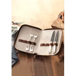 Robbe Berking Martelé Grillset ''Frozen Black'' 4tlg. aus 925 Sterling-Silber - Hochwertiges Steakbesteck im edlen Design. Mit anthrazit-schwarzer DLC-Beschichtung für herausragende Optik und Funktionalität. Perfekt für Grillabende und stilvolles Servieren.
