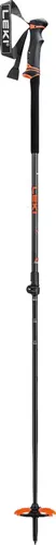 Leki Helicon Lite Skitourenstock - dark anthracite-neonorange-black - Skistöcke mit leichtem Aluminiumrohr und Speed Lock + Verstellsystem für schnelle Anpassung. Ideal für Ski- und Schneeschuhtouren, mit praktischem Packmaß und Bindung Baskets für einfache Bedienung.