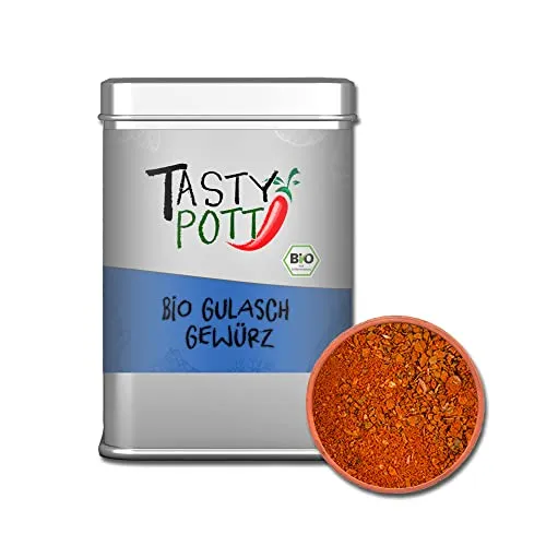 Tasty Pott Gewürzmischungen 2 I Gewürze I Kräuter Mix I Herbs I Spices I Tofu I Gemüse I Aromatisch (Bio Gulasch Gewürz 100g)