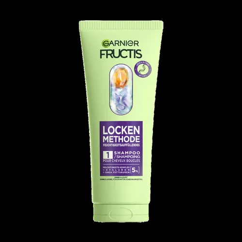 Garnier Fructis Shampoo Locken, Sofort gebändigte Locken, Ohne Silikone, 200 ml