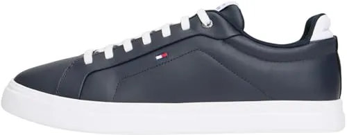 Tommy Hilfiger Herren Icon Court Light ESS Fm0fm05678 Low-Top - Blue Desert Sky, Größe 41 EU - Stylische Low-Top-Schuhe für Herren von Tommy Hilfiger, ideal für Freizeit und Alltag. Hochwertige Verarbeitung und modernes Design sorgen für einen coolen Look.