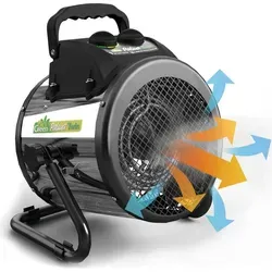 BioGreen Gewächshausheizung "Palma TWIN" 1000 W / 2000 W – Effiziente Wärme für Ihre Pflanzen - Die 'Palma TWIN' Gewächshausheizung sorgt mit 2 Heizstufen für optimale Temperaturen. Ideal für Gewächshäuser und andere Räume. Kompakt, energieeffizient und mit praktischem Thermostat ausgestattet.