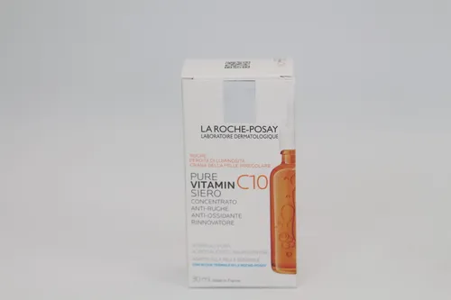 La Roche Posay Pure Vitamin C12 Serum - Anti-Faltenprodukt mit 12% Vitamin C, ideal zur Faltenminimierung und Bekämpfung von Pigmentflecken. Tierversuchsfrei und vegan, für alle Hauttypen geeignet.